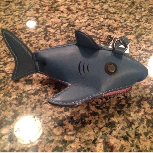 Coach Handbags - Coach Sharky Shark Coin Purse 100% Leather